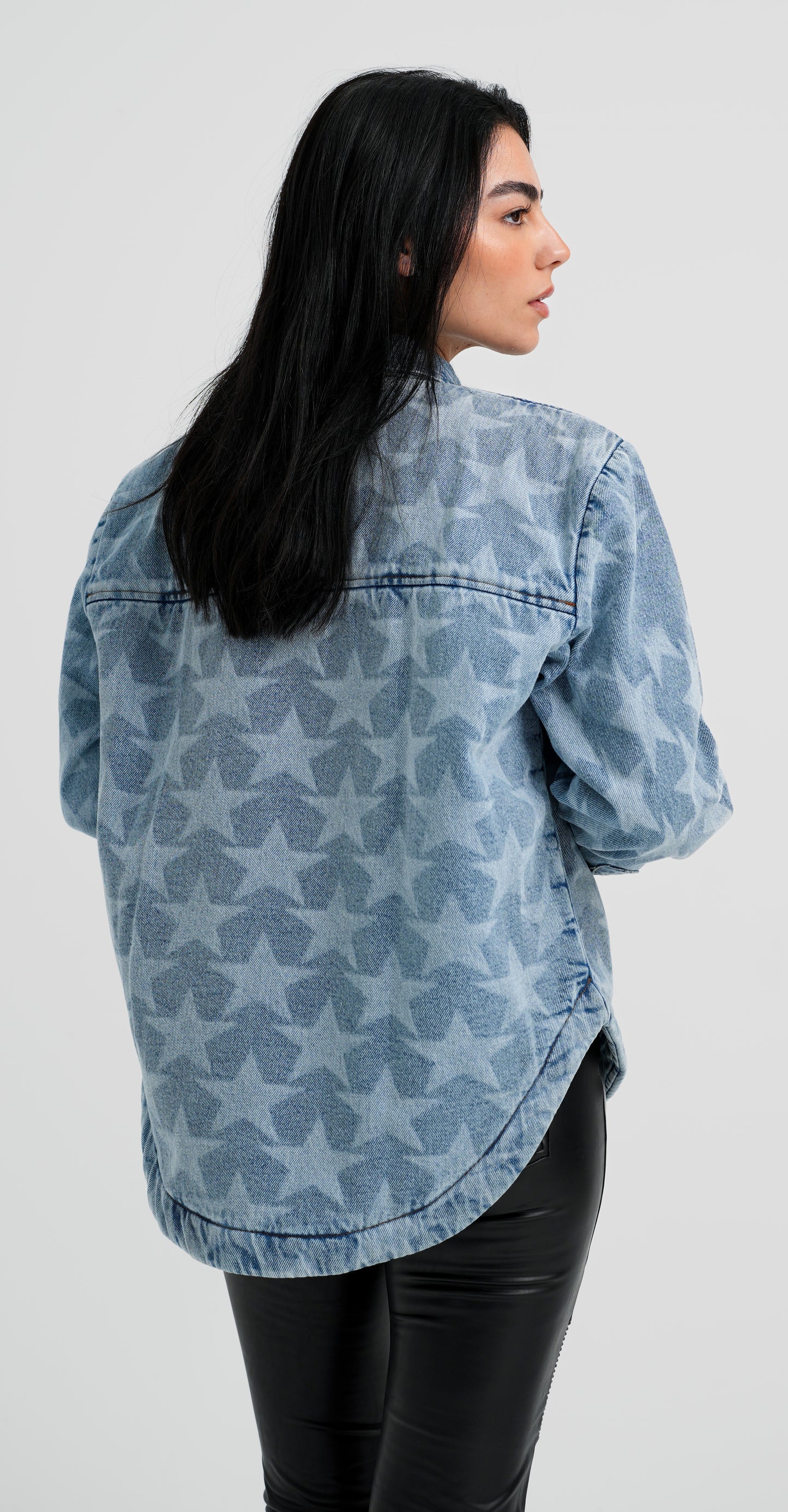 STELLA - Denim Padded Over Shirt