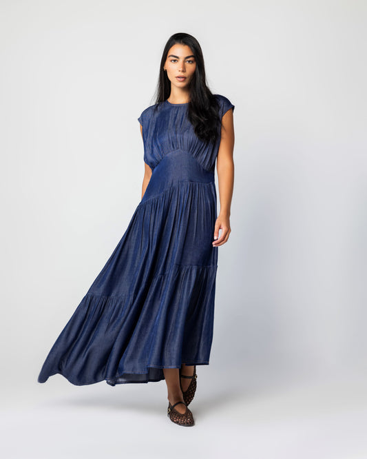 OPHILIA - Dress (Dark Denim)