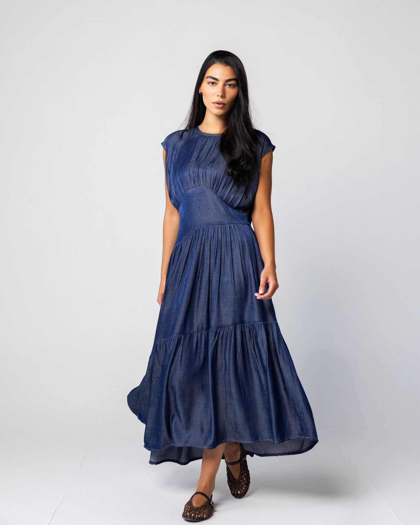 OPHILIA - Dress (Dark Denim)