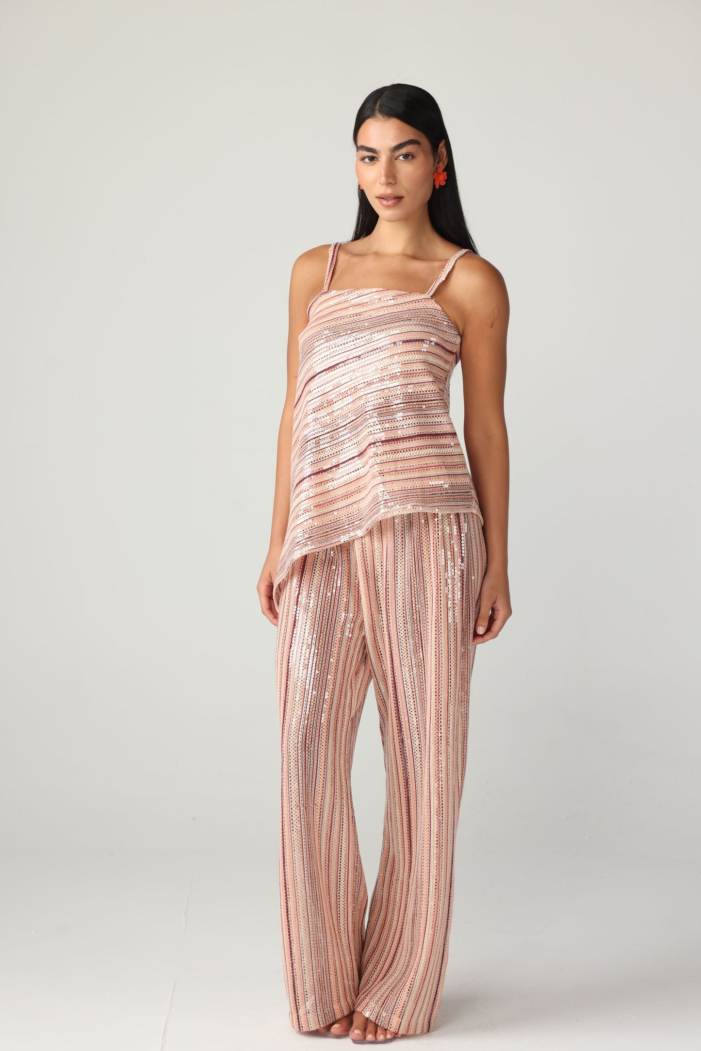IRMA - Asymmetric sequin Top
