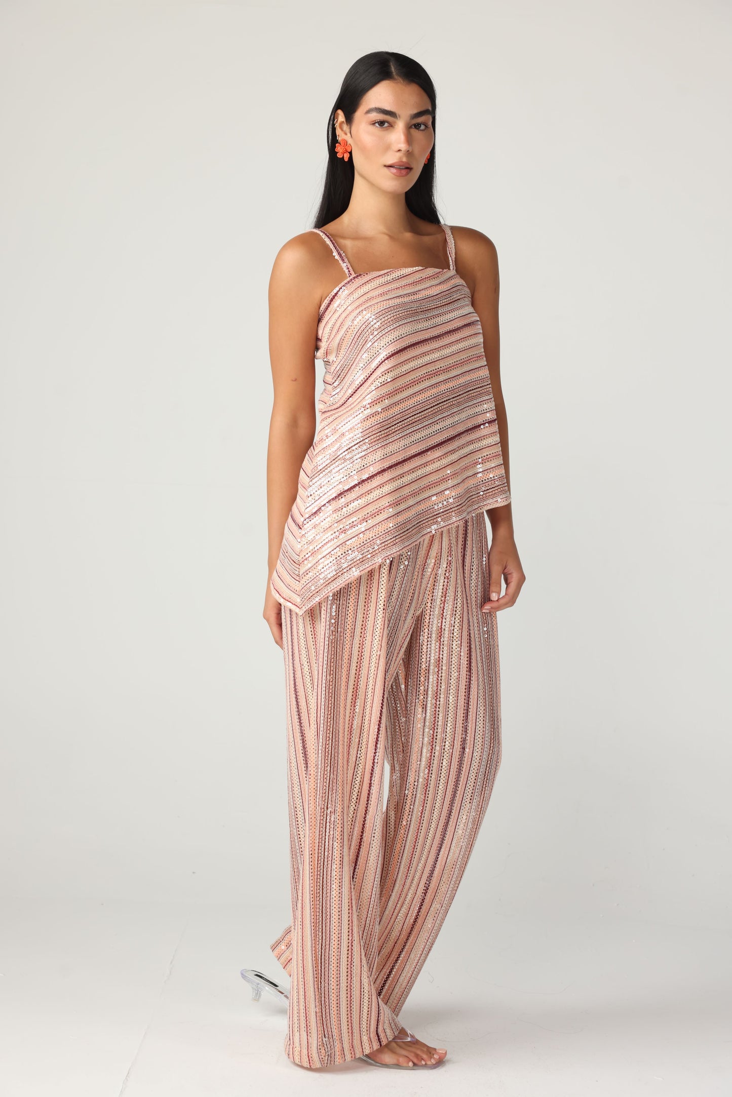 IRMA - Asymmetric sequin Top