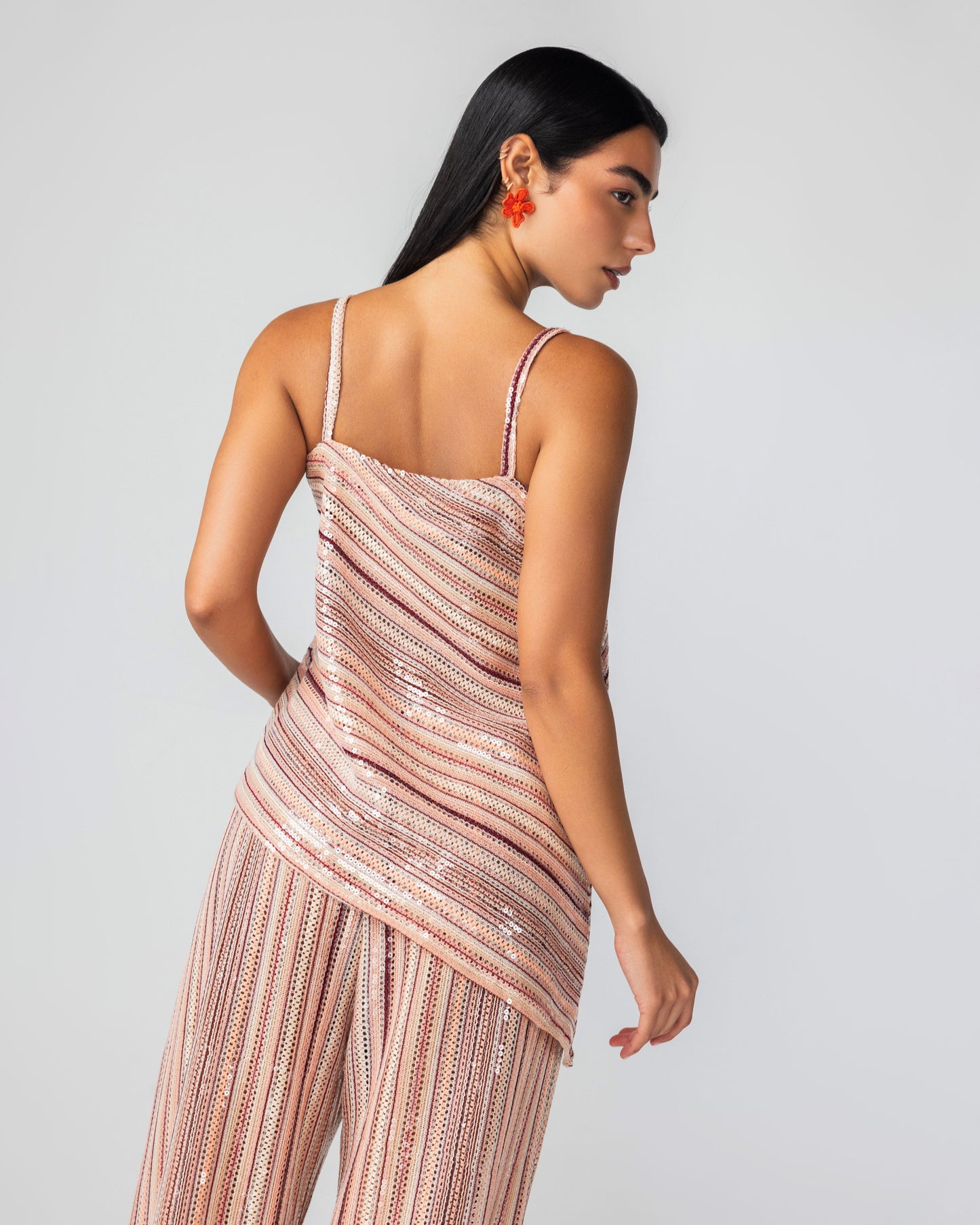 IRMA - Asymmetric sequin Top