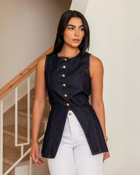 LIA - Raw Denim Vest