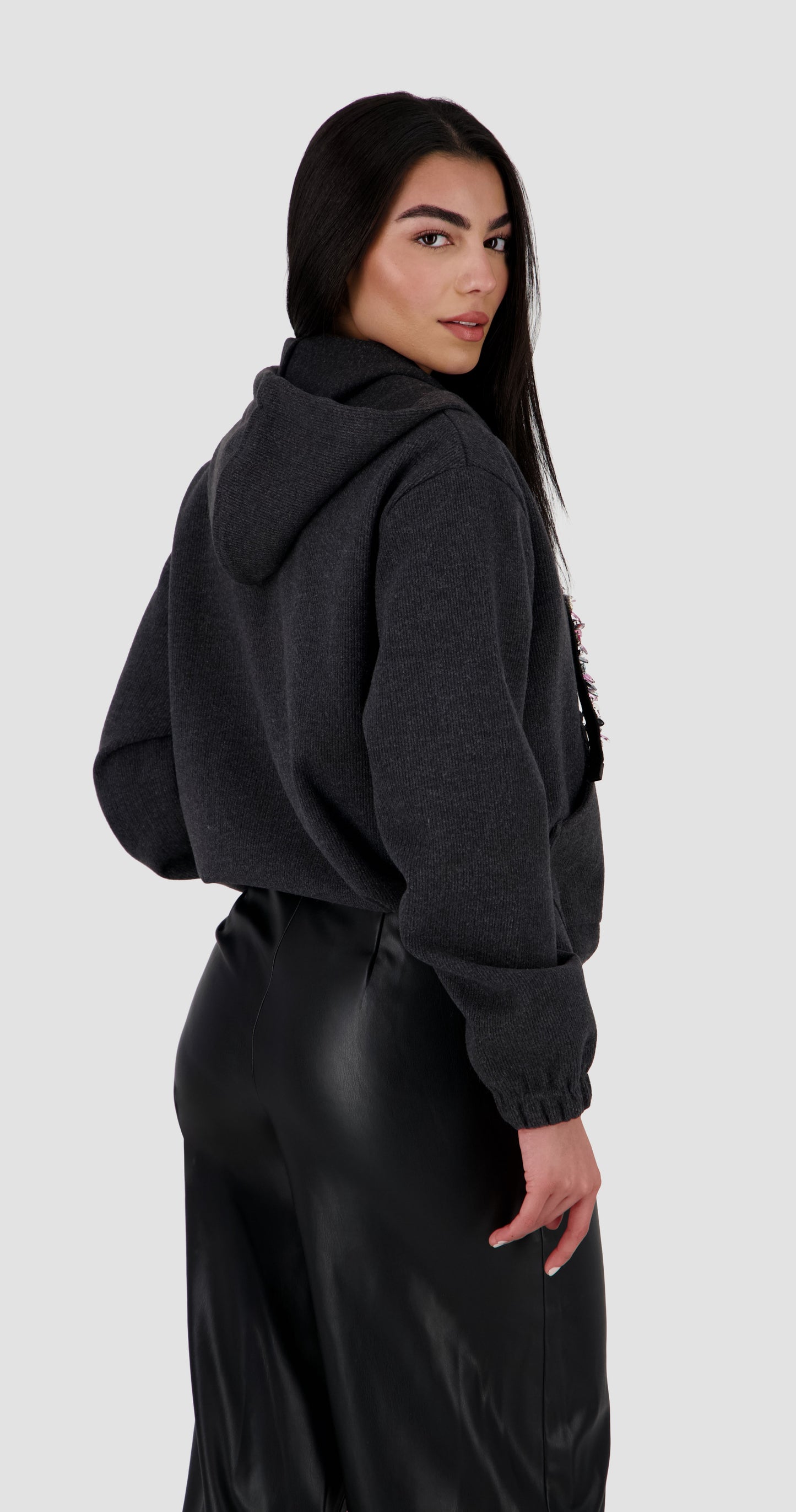 MAYA - Embellished Hoodie